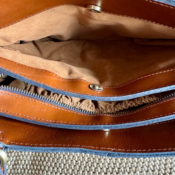 PATRICIA NASH SATCHEL HANDBAG WATER BUTTERFLY COLOR - Picture 7 of 9